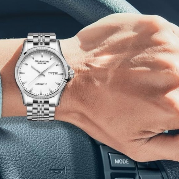 GUANQIN Men's Analog Automatic Self Winding Mechanical Wrist Watch - Picture 6 of 6